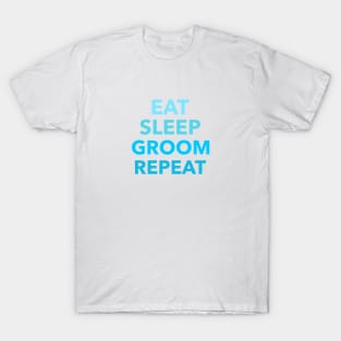 Eat sleep groom repeat T-Shirt
